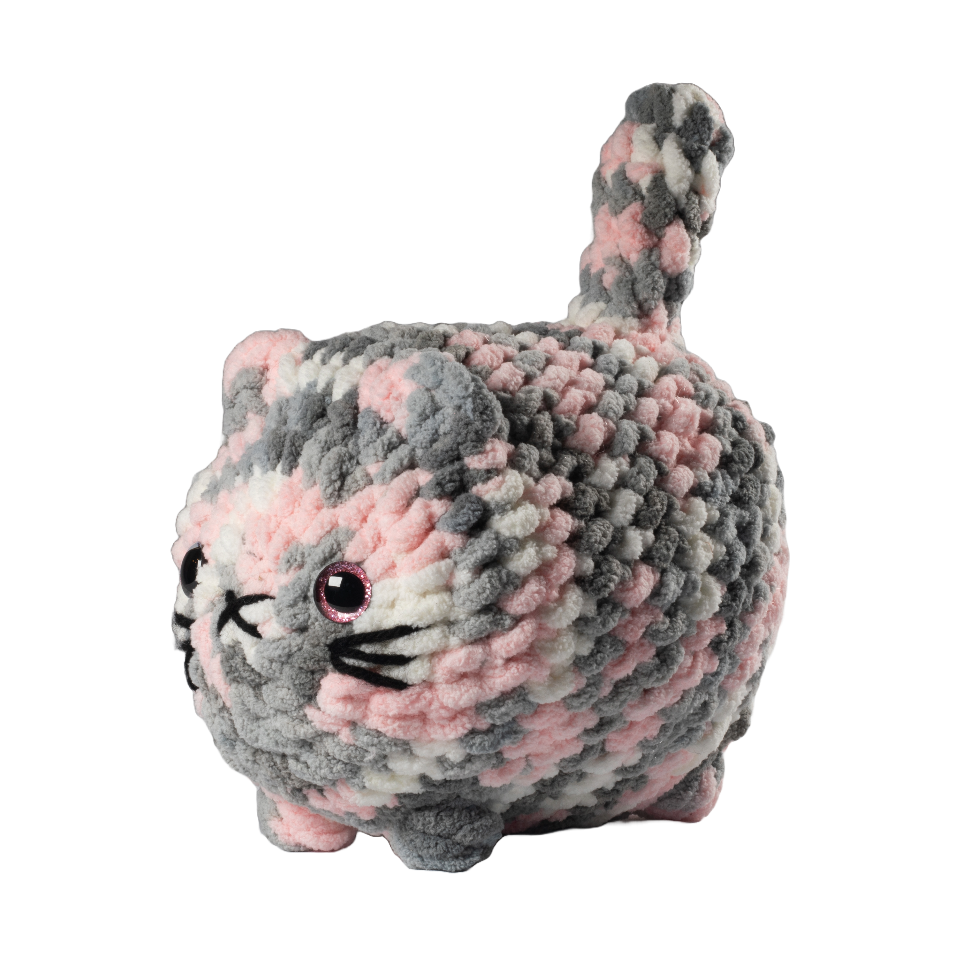 Gray and Pink Cat