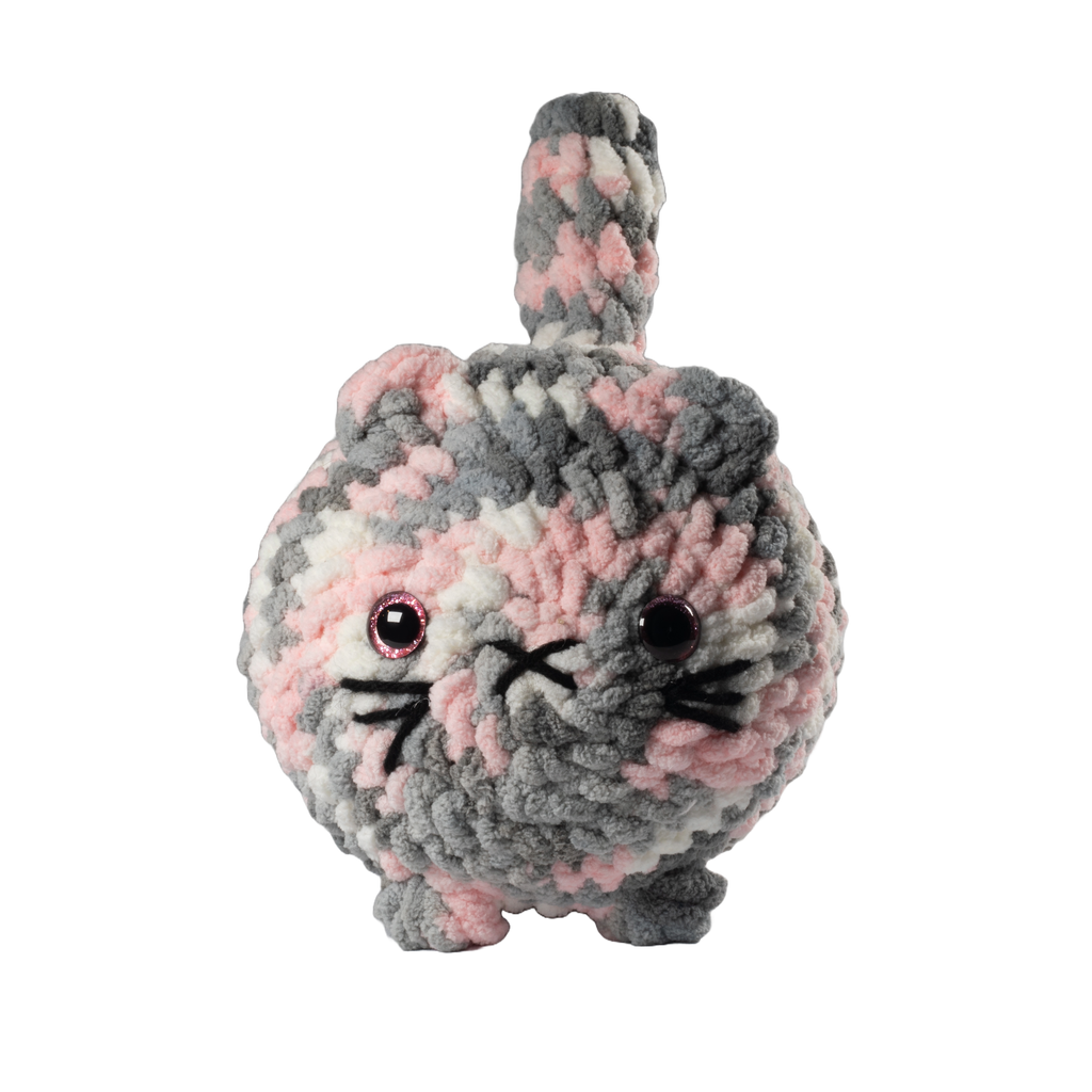 Gray and Pink Cat