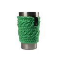 Bright green drink koozie