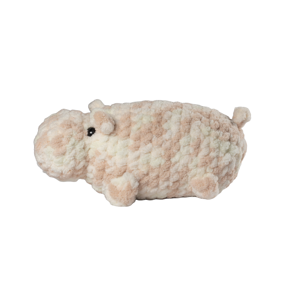 Hippo Pink and White