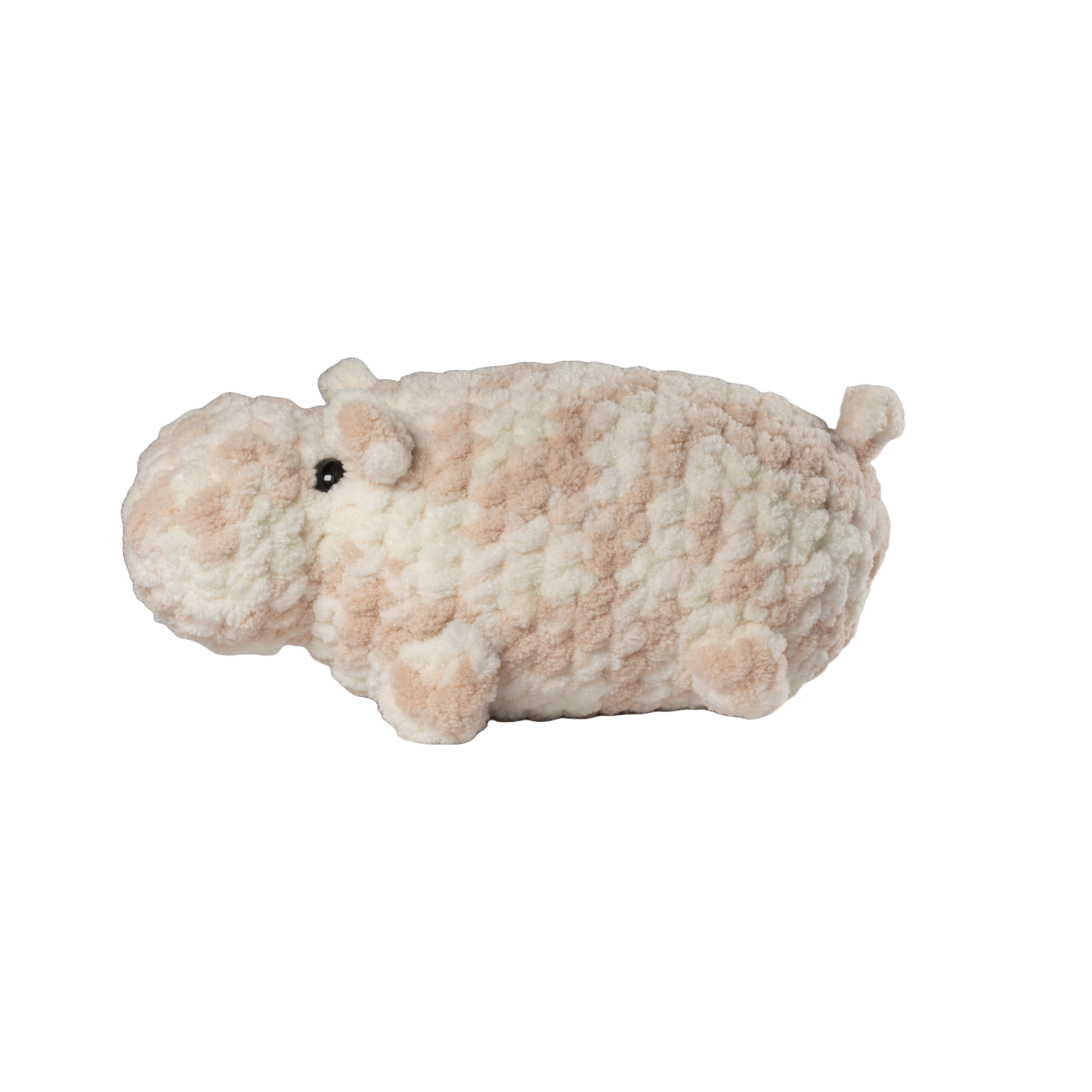 Hippo Pink and White